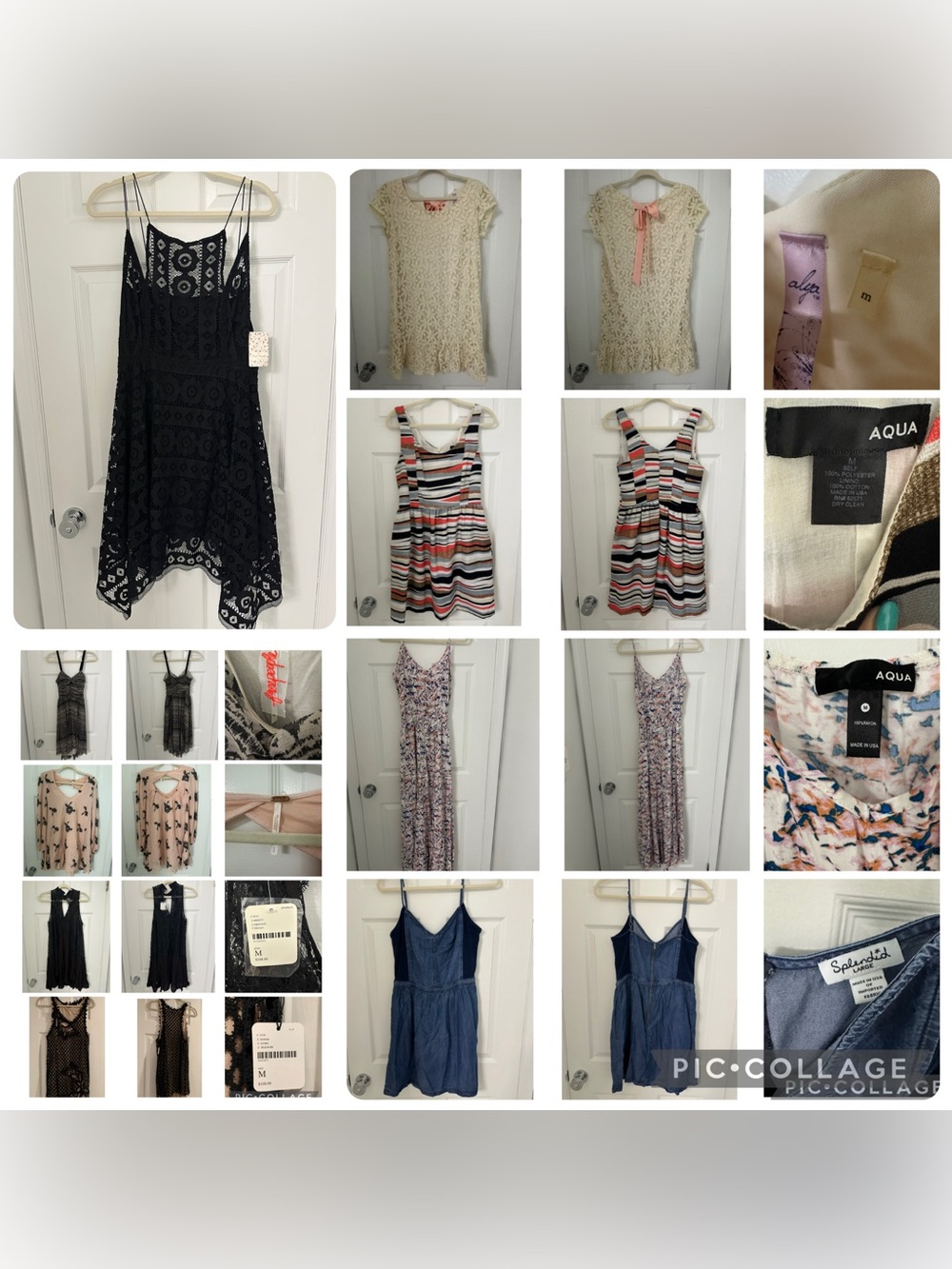 Women’s 9 Designer Dress Lot-Size Medium